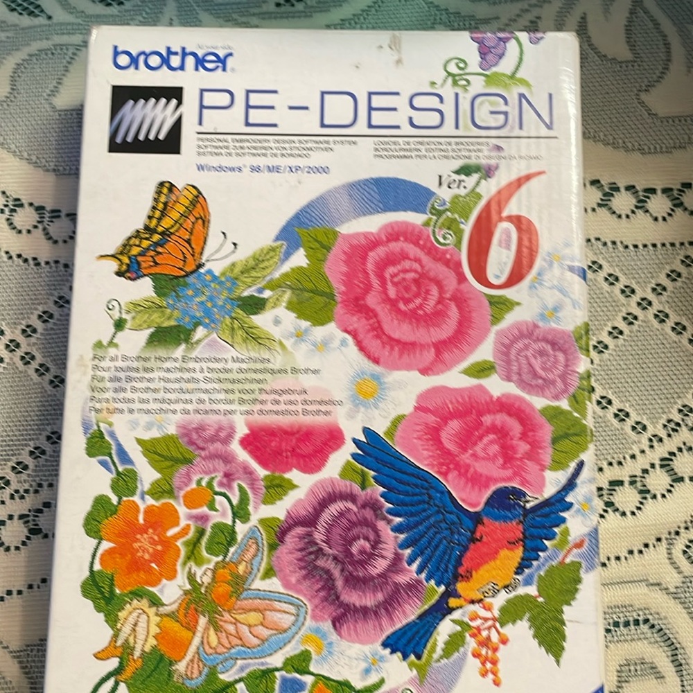 Brother PE-Design ver 6 Embroidery design software system